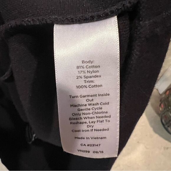 Talbots Navy and White Striped Blouse - Picture 6 of 6